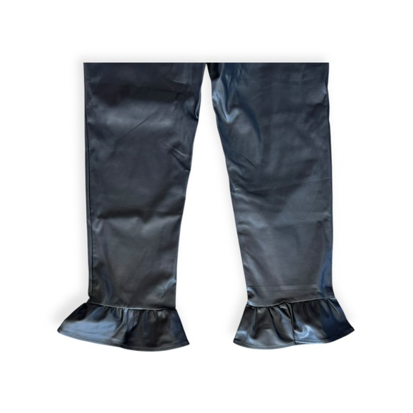En Saison pants Chic Black  Ruffle Hem small - Picture 6 of 11